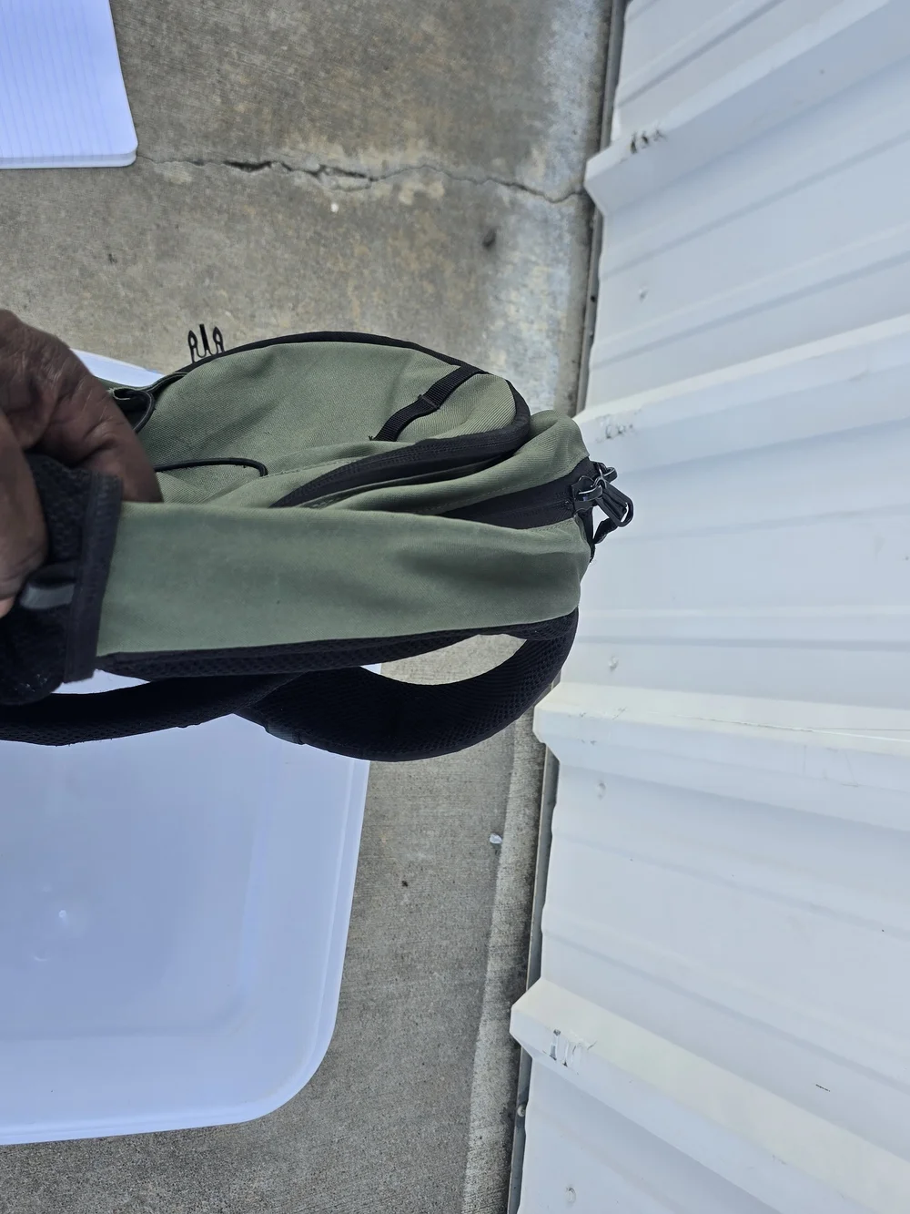 The North Face Men's Green and Black Daypack Backpack